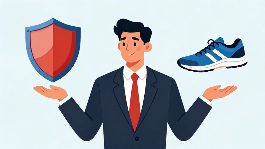 Illustration%20of%20a%20professional%20person%20making%20a%20decision%20with%20two%20choices%20floating%20nearby%3A%20a%20shield%20and%20running%20shoes.%20Formal%20setting%2C%20vibrant%20illustrated%20style