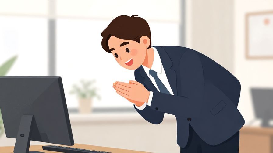 Illustration%20of%20a%20professional%20person%20smiling%20and%20giving%20a%20polite%20bow%20in%20an%20office%20setting%2C%20vibrant%20colors%2C%20illustrated%20style