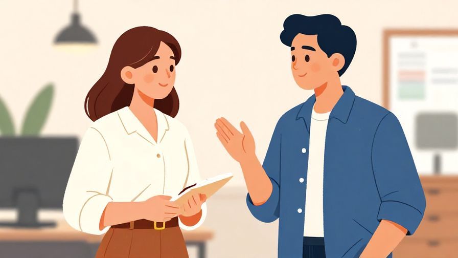 Illustration%20of%20a%20professional%20setting%20with%20two%20colleagues%20in%20business%20casual%20attire%20politely%20conversing%20with%20a%20soft%20office%20background%2C%20vibrant%20colors%2C%20illustrated%20style