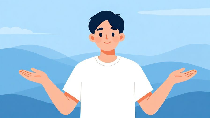 Illustration%20of%20a%20reassuring%20person%20smiling%20with%20open%20arms%20and%20a%20calm%20blue%20background%20with%20soft%20waves%2C%20illustrated%20style