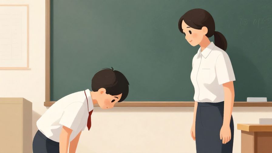Illustration%20of%20a%20respectful%20person%20bowing%20slightly%20while%20speaking%20to%20a%20teacher%20in%20a%20classroom%20setting%2C%20soft%20lighting%2C%20illustrated%20style