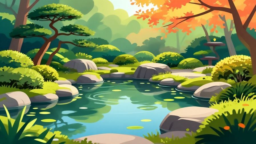 Illustration%20of%20a%20serene%20Japanese%20garden%20with%20a%20gentle%20pond%2C%20floating%20leaves%2C%20and%20soft%20morning%20light%2C%20vibrant%20colors%2C%20illustrated%20style
