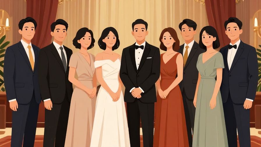 Illustration%20of%20a%20small%20group%20posing%20formally%20for%20a%20special%20event%20photo%2C%20polite%20expressions%2C%20illustrated%20style