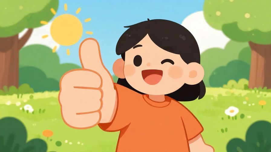 Illustration%20of%20a%20smiling%20character%20giving%20a%20thumbs-up%20with%20a%20sunny%20park%20background%2C%20vibrant%20colors%2C%20illustrated%20style