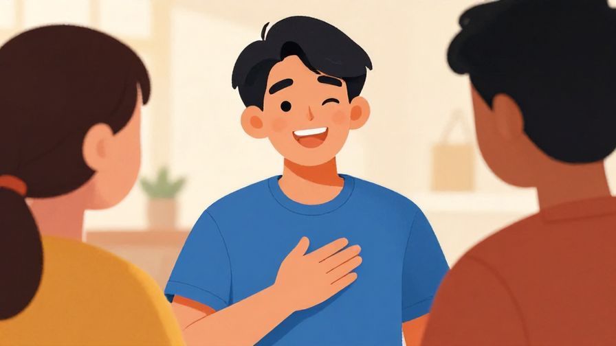 Illustration%20of%20a%20smiling%20person%20placing%20a%20hand%20over%20their%20heart%20while%20talking%20to%20a%20friend%2C%20warm%20lighting%2C%20vibrant%20colors%2C%20illustrated%20style