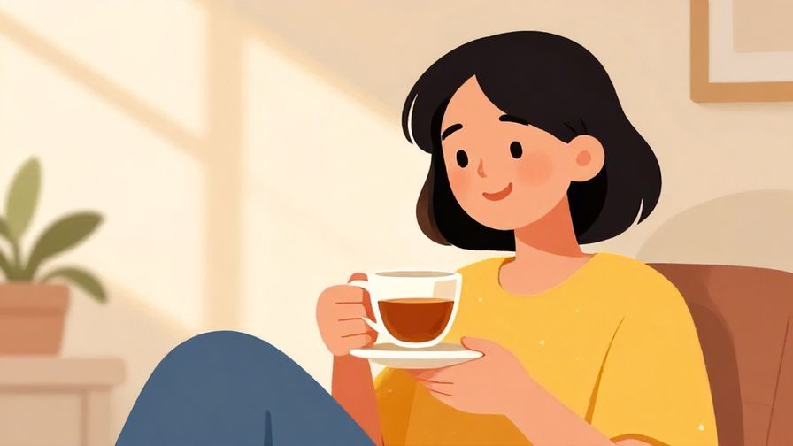 Illustration%20of%20a%20smiling%20person%20relaxing%20with%20a%20cup%20of%20tea%2C%20soft%20sunlight%20and%20warm%20colors%2C%20illustrated%20style