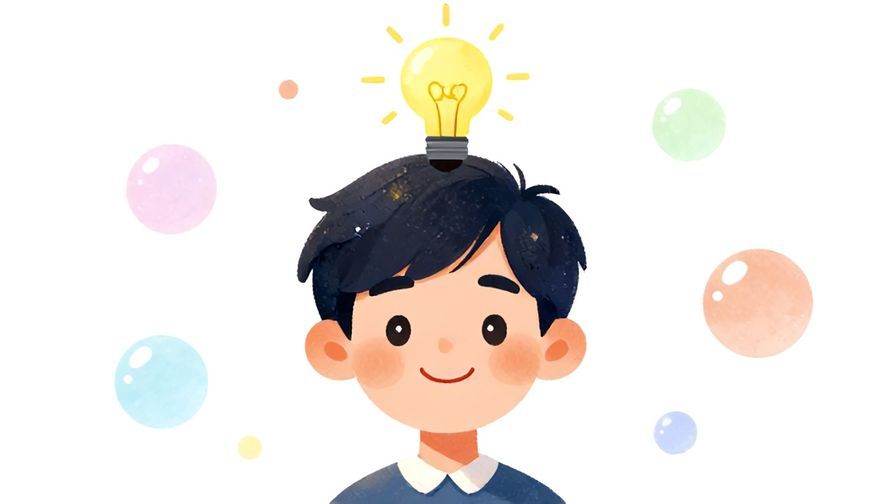 Illustration%20of%20a%20smiling%20person%20with%20sparkling%20eyes%20and%20a%20lightbulb%20above%20their%20head%2C%20bright%20background%20with%20colorful%20bubbles%20floating%20around%2C%20illustrated%20style