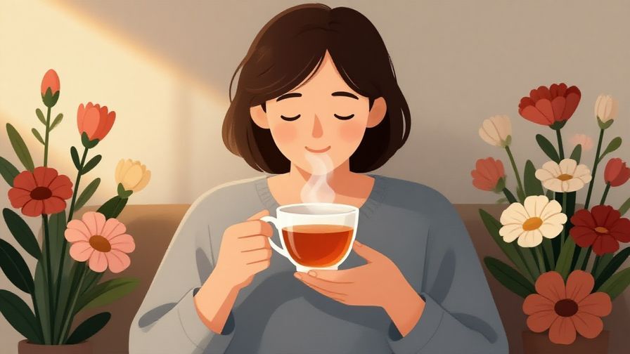 Illustration%20of%20a%20soft%20morning%20scene%20with%20a%20person%20smiling%20gently%20while%20holding%20a%20cup%20of%20tea%2C%20surrounded%20by%20flowers%20and%20warm%20light
