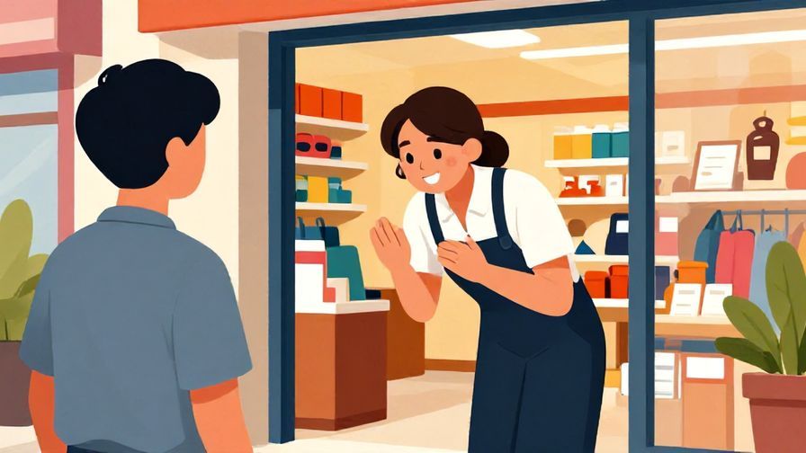 Illustration%20of%20a%20store%20employee%20bowing%20and%20smiling%20at%20a%20customer%20at%20the%20entrance%20of%20a%20shop%2C%20vibrant%20colors%2C%20illustrated%20style