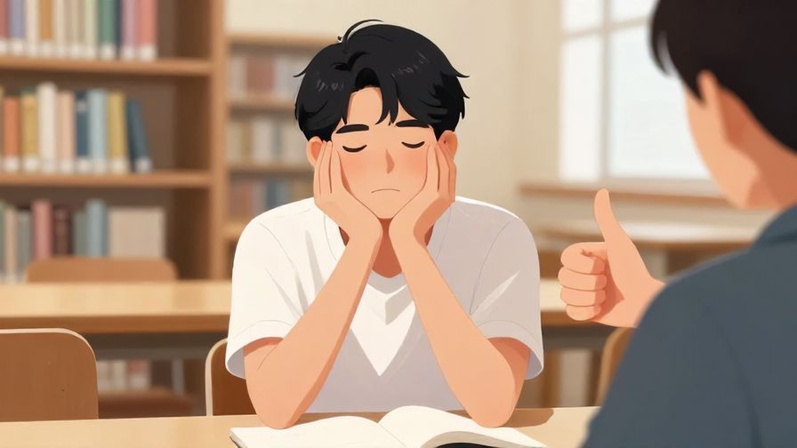 Illustration%20of%20a%20student%20nodding%20confidently%20while%20another%20person%20gives%20a%20thumbs-up%20in%20a%20library%20setting%2C%20soft%20lighting%2C%20illustrated%20style