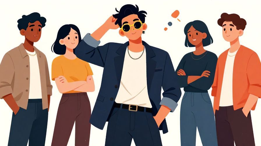 Illustration%20of%20a%20stylish%20person%20striking%20a%20cool%20pose%2C%20with%20friends%20around%20looking%20impressed%2C%20vibrant%20colors%2C%20illustrated%20style