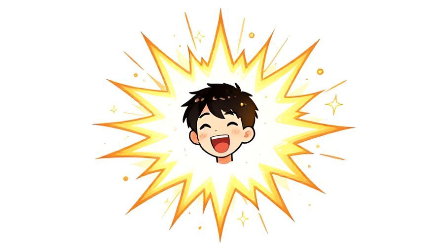 Illustration%20of%20a%20stylized%20explosion%20of%20sparkles%20and%20light%20around%20a%20person%20with%20an%20excited%20expression%2C%20illustrated%20style