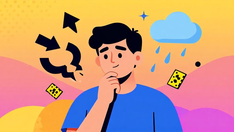 Illustration%20of%20a%20stylized%20person%20looking%20thoughtful%2C%20surrounded%20by%20floating%20symbols%20like%20a%20broken%20arrow%2C%20rain%20clouds%2C%20and%20small%20losing%20game%20tokens%20in%20a%20colorful%20background%2C%20vibrant%20colors%2C%20illustrated%20style