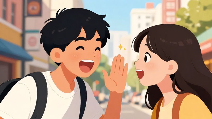 Illustration%20of%20a%20teenager%20shouting%20playfully%20at%20a%20friend%20with%20animated%20expressions.%20Urban%20background%2C%20vibrant%20colors%2C%20illustrated%20style