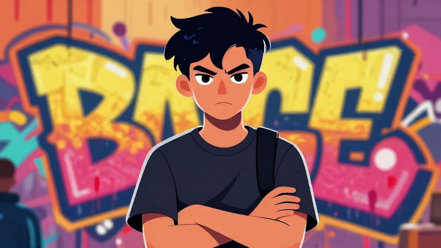 Illustration%20of%20a%20teenager%20with%20a%20tough%20expression%20and%20crossed%20arms%2C%20urban%20graffiti%20background%2C%20vibrant%20colors%2C%20illustrated%20style