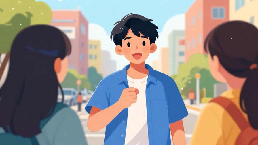 Illustration%20of%20a%20teenager%20with%20excited%20expression%20expressing%20thanks%20to%20friends%20in%20a%20colorful%20urban%20setting%2C%20illustrated%20style