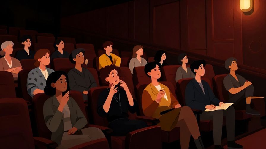 Illustration%20of%20a%20theater%20intermission%20with%20audience%20stretching%20and%20chatting%20in%20dim%20lighting%2C%20illustrated%20style