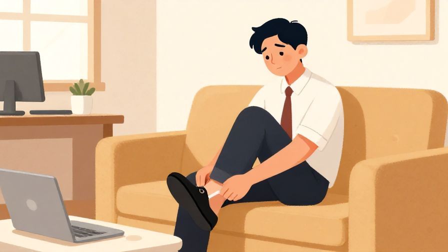 Illustration%20of%20a%20tired%20office%20worker%20relaxing%20at%20home%2C%20removing%20their%20shoes%20and%20smiling%20contentedly%20at%20night%2C%20warm%20colors%2C%20illustrated%20style