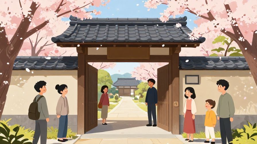 Illustration%20of%20a%20traditional%20Japanese%20house%20entrance%2C%20with%20smiling%20people%20and%20cherry%20blossoms%20falling%2C%20bright%20and%20joyful%20vibe%2C%20illustrated%20style