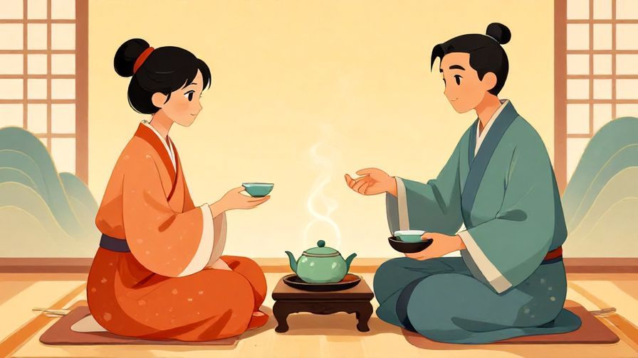Illustration%20of%20a%20traditional%20tea%20ceremony%20with%20two%20people%20exchanging%20soft%20looks%2C%20vibrant%20colors%2C%20illustrated%20style