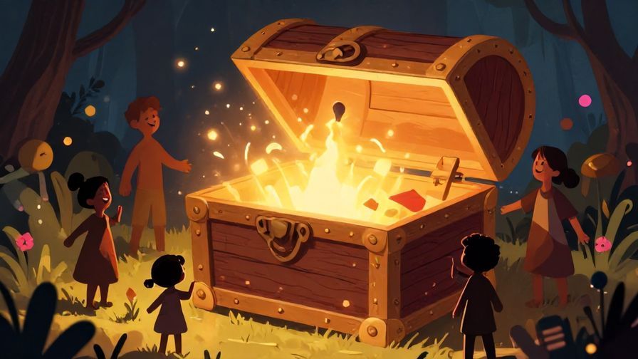Illustration%20of%20a%20treasure%20chest%20glowing%20with%20light%20inside%2C%20with%20a%20happy%20family%20silhouette%20around%20it%2C%20detailed%20background%2C%20vibrant%20colors%2C%20illustrated%20style