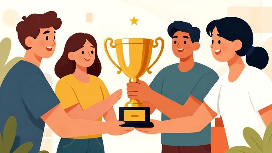 Illustration%20of%20a%20trophy%20being%20passed%20hand-to-hand%20between%20smiling%20people%20in%20a%20team%20setting%2C%20vibrant%20colors%2C%20illustrated%20style