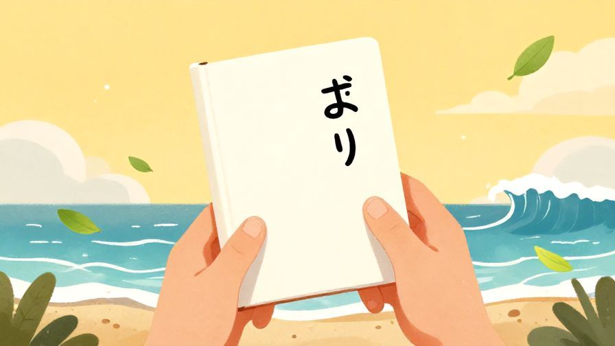 Illustration%20of%20a%20warm%20and%20thoughtful%20scene%20of%20a%20person%20holding%20a%20Japanese%20phrasebook%20with%20soft%20floating%20leaves%20and%20gentle%20waves%20in%20the%20background%2C%20vibrant%20colors%2C%20illustrated%20style