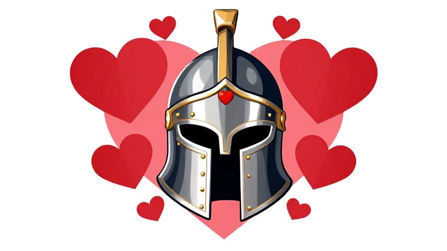 Illustration%20of%20a%20warrior%20helmet%20with%20hearts%20around%20it%2C%20symbolizing%20love%20and%20warfare%20combined%2C%20vibrant%20colors%2C%20illustrated%20style