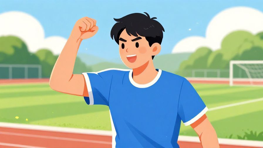 Illustration%20of%20a%20young%20athlete%20pumping%20their%20fist%20in%20determination%20on%20a%20sports%20field%2C%20bright%20colors%2C%20illustrated%20style