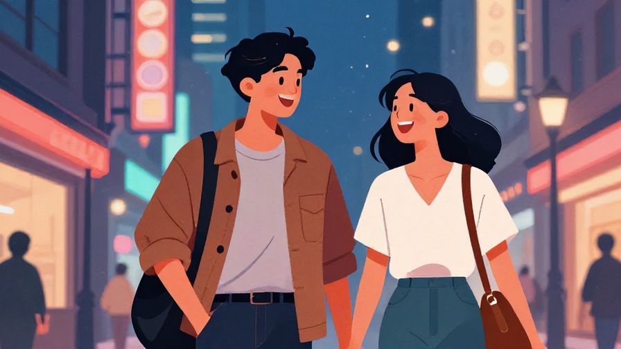 Illustration%20of%20a%20young%20couple%20laughing%20and%20walking%20through%20a%20city%20street%20at%20night%20with%20bright%20neon%20lights