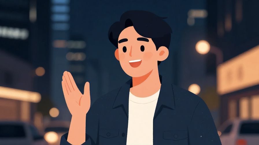 Illustration%20of%20a%20young%20man%20speaking%20informally%20with%20a%20grin%20and%20hand%20gesture%2C%20urban%20night%20background%2C%20illustrated%20style