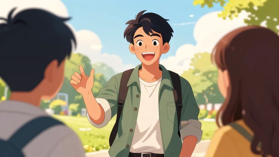 Illustration%20of%20a%20young%20man%20with%20a%20confident%20grin%20inviting%20a%20friend%20to%20join%20him%20enthusiastically%20outside%20on%20a%20sunny%20day%2C%20illustrated%20style