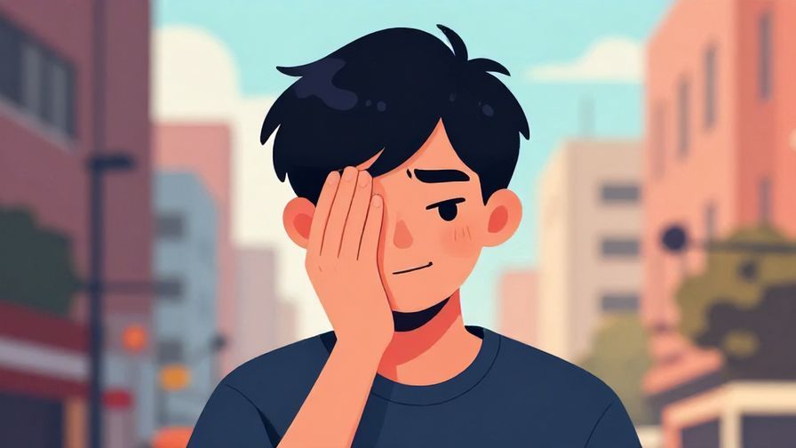 Illustration%20of%20a%20young%20person%20facepalming%20with%20a%20slightly%20cheeky%20expression%2C%20urban%20background%2C%20vibrant%20colors%2C%20illustrated%20style