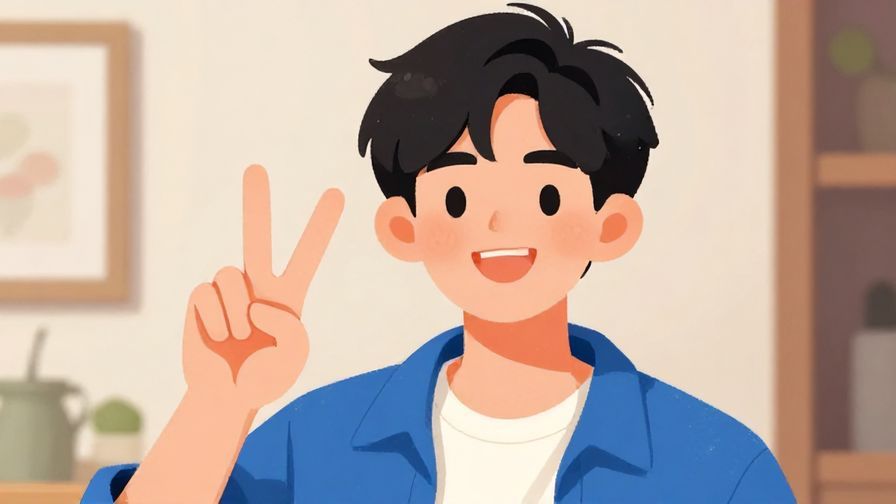 Illustration%20of%20a%20young%20person%20giving%20a%20peace%20sign%20and%20smiling%20in%20a%20casual%20setting%2C%20vibrant%20colors%2C%20illustrated%20style