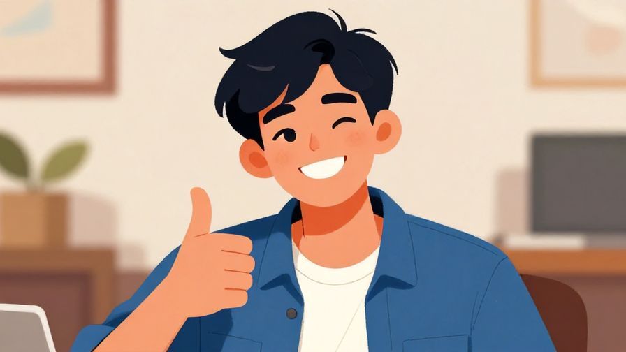 Illustration%20of%20a%20young%20person%20grinning%20confidently%20with%20a%20thumbs-up%20gesture%20in%20a%20casual%20setting%2C%20vibrant%20colors.
