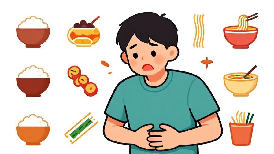 Illustration%20of%20a%20young%20person%20holding%20their%20stomach%20and%20looking%20hungry%2C%20with%20a%20cute%20expression%20and%20a%20background%20of%20food%20icons%20like%20rice%20bowls%20and%20noodles%2C%20bright%20colors%2C%20illustrated%20style