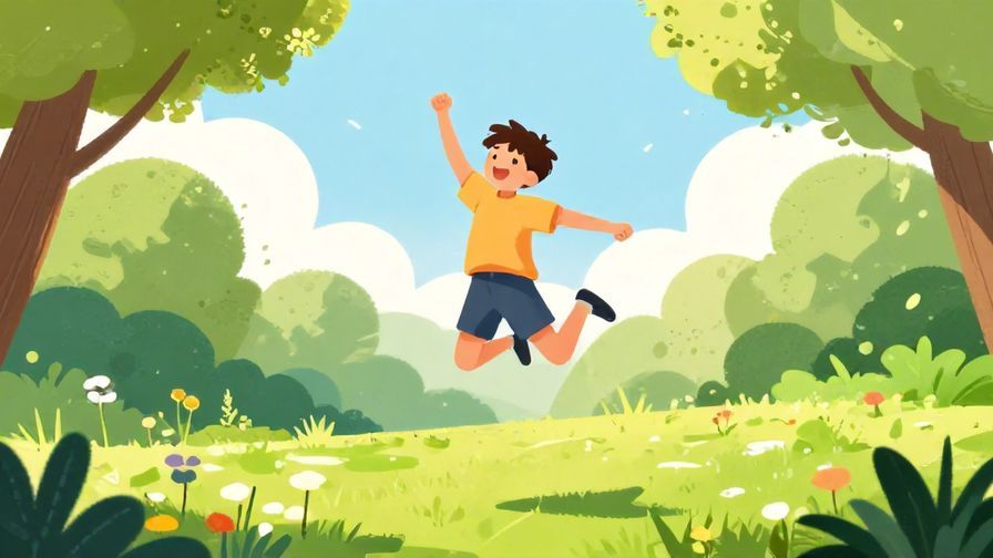 Illustration%20of%20a%20young%20person%20jumping%20with%20joy%20in%20a%20park%2C%20bright%20sunlight%2C%20vibrant%20colors%2C%20illustrated%20style