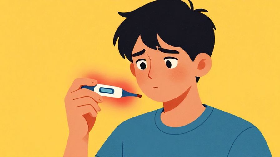 Illustration%20of%20a%20young%20person%20looking%20worried%20with%20a%20thermometer%20and%20red%20glow%20around%20them%2C%20vibrant%20colors%2C%20illustrated%20style