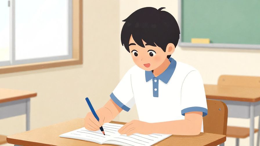 Illustration%20of%20a%20young%20person%20sitting%20at%20a%20desk%20with%20Japanese%20study%20materials%2C%20looking%20focused%20and%20happy.%20Bright%20room%2C%20colorful%20details%2C%20illustrated%20style