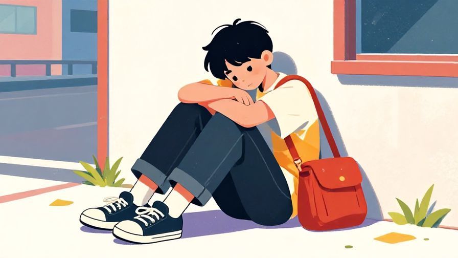 Illustration%20of%20a%20young%20person%20slumping%20against%20a%20wall%20with%20a%20weary%20expression%20and%20casual%20clothes%2C%20urban%20background%2C%20vibrant%20colors%2C%20illustrated%20style