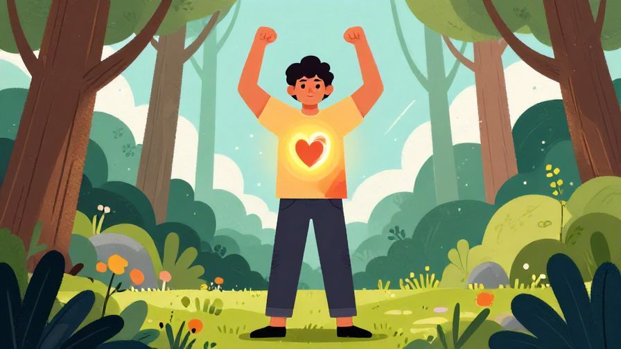 Illustration%20of%20a%20young%20person%20standing%20strong%20amidst%20nature%2C%20with%20a%20glowing%20heart%20symbolizing%20life%20force%20and%20instinct%2C%20vibrant%20colors%2C%20illustrated%20style