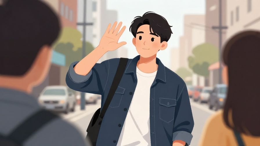 Illustration%20of%20a%20young%20person%20using%20slang%20gesturing%20quickly%20to%20someone%20to%20wait%2C%20urban%20street%20scene%2C%20illustrated%20style