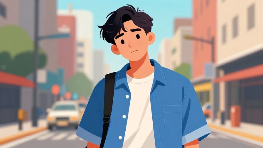 Illustration%20of%20a%20young%20person%20with%20a%20casual%20posture%20and%20a%20slight%20shrug%2C%20urban%20background%2C%20vibrant%20colors%2C%20illustrated%20style