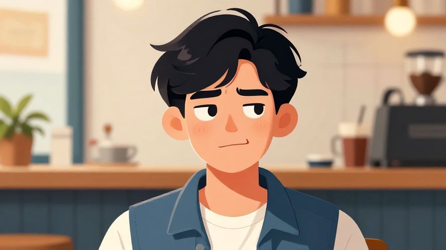 Illustration%20of%20a%20young%20person%20with%20a%20raised%20eyebrow%20and%20doubtful%20smile%2C%20coffee%20shop%20background%2C%20vibrant%20colors%2C%20illustrated%20style