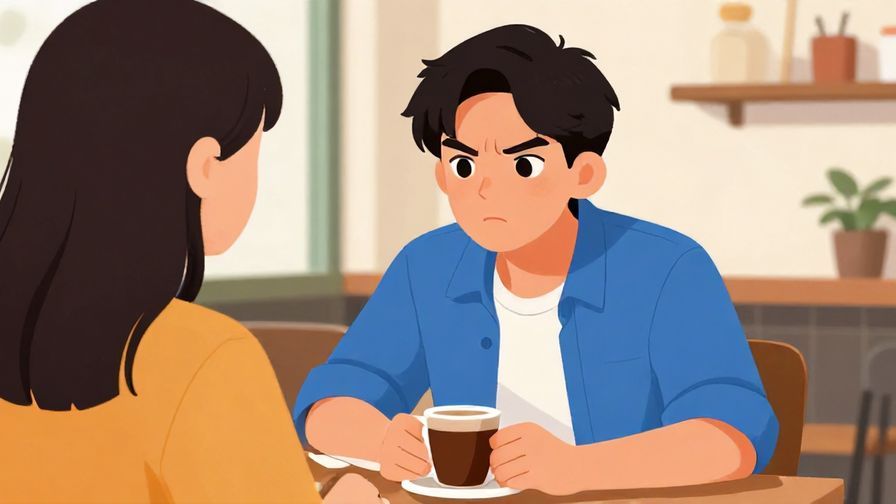 Illustration%20of%20a%20young%20person%20with%20determined%20expression%20talking%20firmly%20to%20a%20friend%20in%20a%20coffee%20shop%2C%20vibrant%20colors%2C%20illustrated%20style