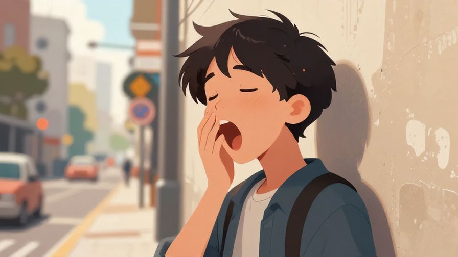 Illustration%20of%20a%20young%20person%20with%20eyes%20half-closed%2C%20yawning%20and%20leaning%20on%20a%20wall%2C%20street%20scene%2C%20illustrated%20style