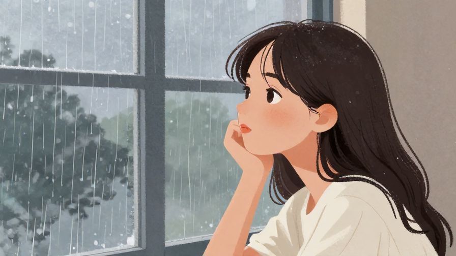 Illustration%20of%20a%20young%20woman%20looking%20out%20a%20window%20thoughtfully%2C%20rain%20outside%2C%20soft%20colors%2C%20illustrated%20style