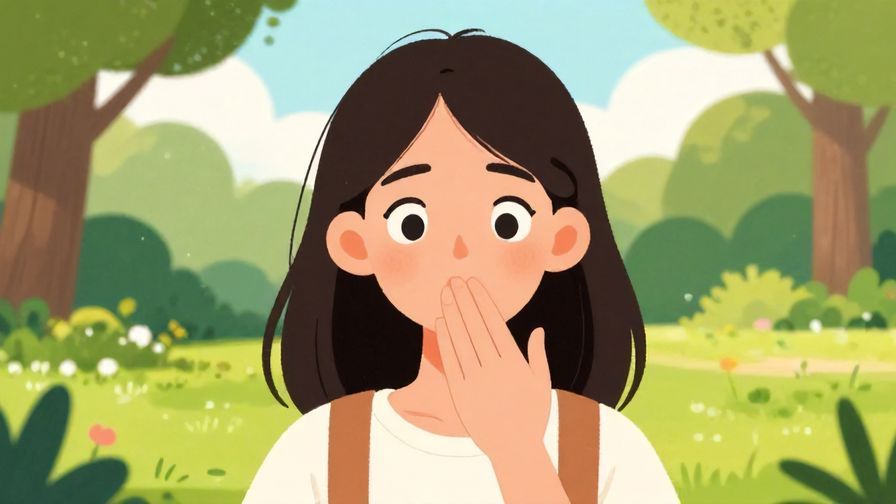 Illustration%20of%20a%20young%20woman%20with%20raised%20eyebrows%20and%20a%20hand%20to%20her%20mouth%2C%20surprised%20expression%2C%20park%20background%2C%20vibrant%20colors%2C%20illustrated%20style