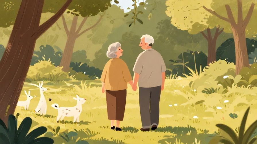 Illustration%20of%20an%20elderly%20couple%20walking%20hand%20in%20hand%20through%20a%20park%2C%20warm%20and%20nostalgic%20tone%2C%20illustrated%20style