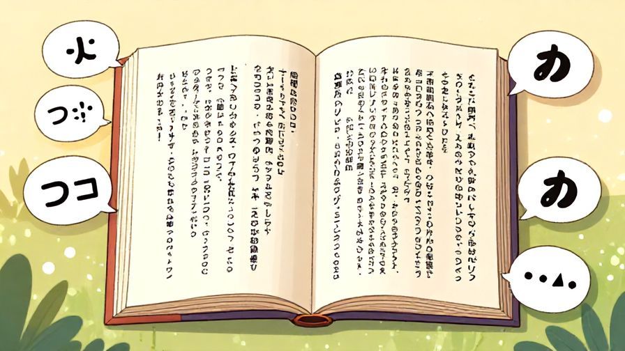 Illustration%20of%20an%20open%20Japanese%20dictionary%20surrounded%20by%20floating%20speech%20bubbles%20with%20symbols%20representing%20meaning%20and%20understanding%2C%20detailed%20background%2C%20vibrant%20colors%2C%20illustrated%20style